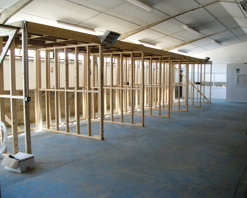 Plaster Training Rig Plastering Training Facility - CSBD