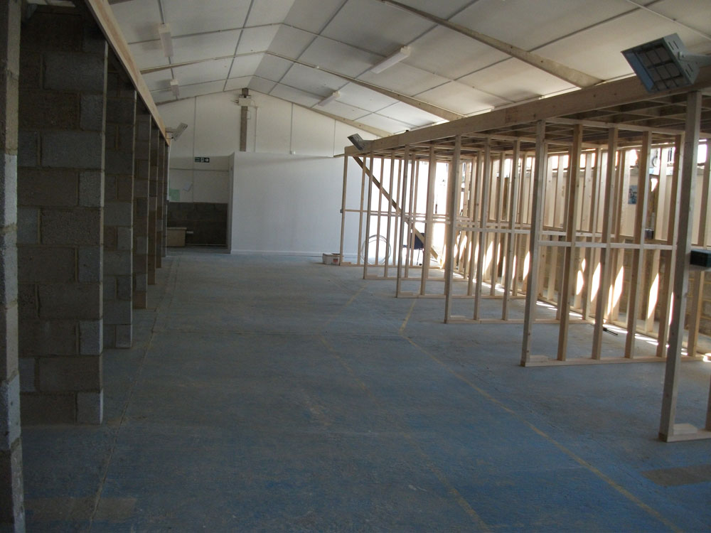 Plaster Training Rig Plastering Training Facility - CSBD